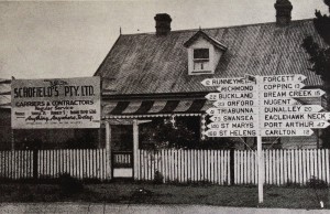 Signpost at Cole & Gordon Streets, Sorell